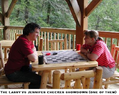 The Larry vs Jennifer checker showdown (one of them)