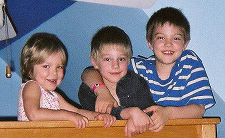 Flashback - Jameson, Ethan, Simon (L-R)